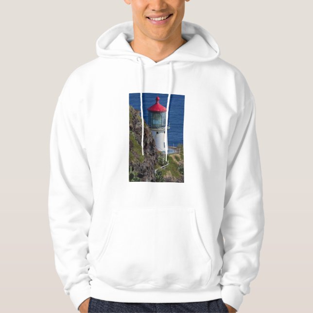 Coastal lighthouse, Hawaii Hoodie (Front)