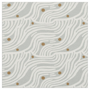 Coastal lines Earthy Minimalist sage blue Fabric