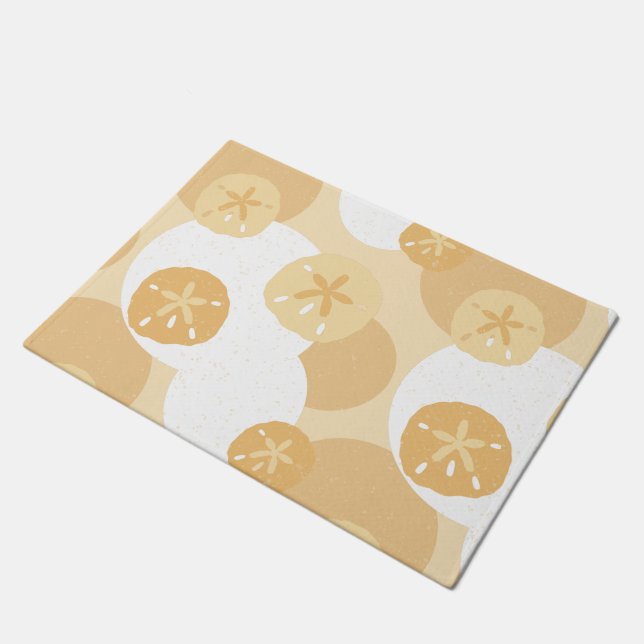 Coastal Living Sand Dollar Abstract Pattern Doormat (Angled)