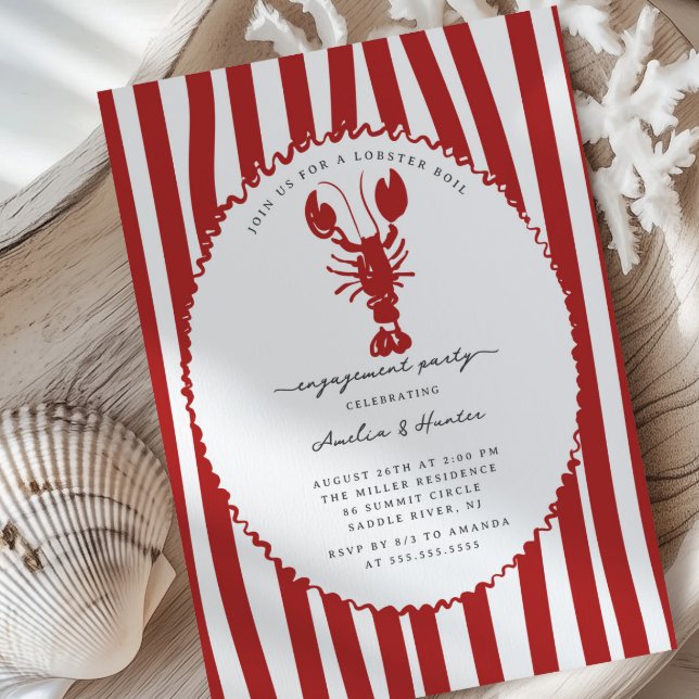 Coastal Lobster Engagement Invitation (Creator Uploaded)