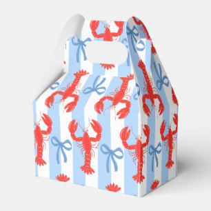 Coastal Lobster Summer Nautical Invitation Favour Box