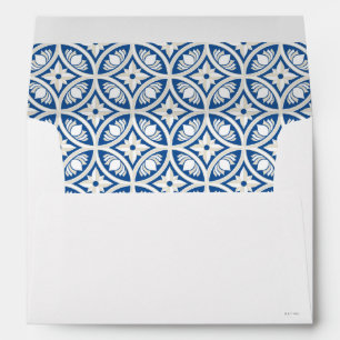 Coastal Lotus Tile Pattern - The White Lotus Envelope