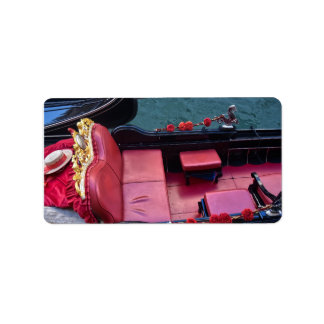 Coastal Luxury Gondola in Venice Label