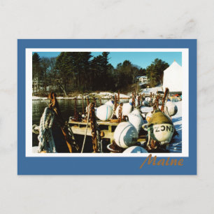 Coastal Maine Dock I Postcard