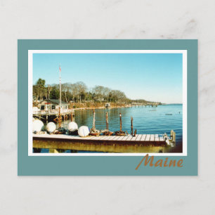 Coastal Maine Dock II Postcard