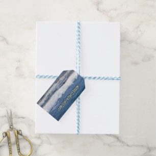 Coastal Merry Christmas Gift Tags