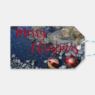 Coastal Merry Christmas Gift Tags