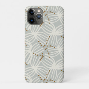 Coastal minimalist bohemian abstract - dusty blue iPhone 11 pro case