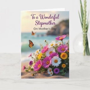 Coastal Mothers Day Stepmom Card
