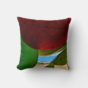 Coastal Nature View Throw Pillow