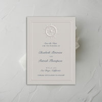 Coastal Nautical Boat Helm Ivory Formal Wedding