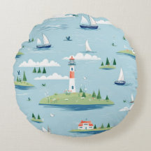 Coastal Nautical Lighthouse Boats