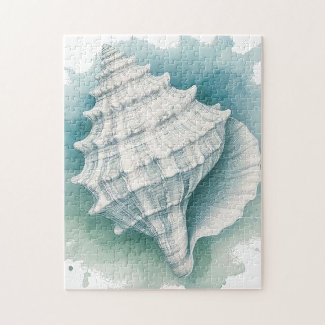 Coastal/Nautical seashell  Jigsaw Puzzle (Vertical)
