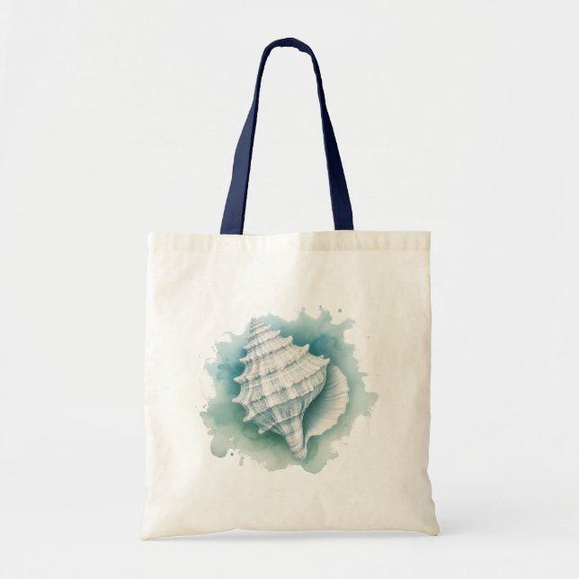 Coastal/Nautical seashell  Tote Bag (Front)