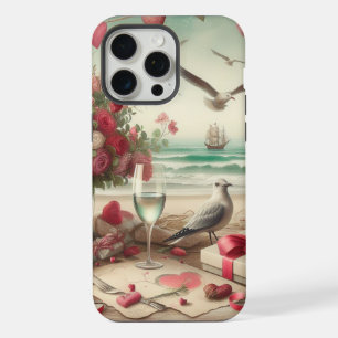 Coastal/Nautical Valentine's day iPhone 15 Pro Max Case