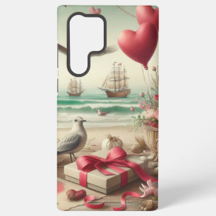 Coastal/Nautical Valentine's day  Samsung Galaxy Case
