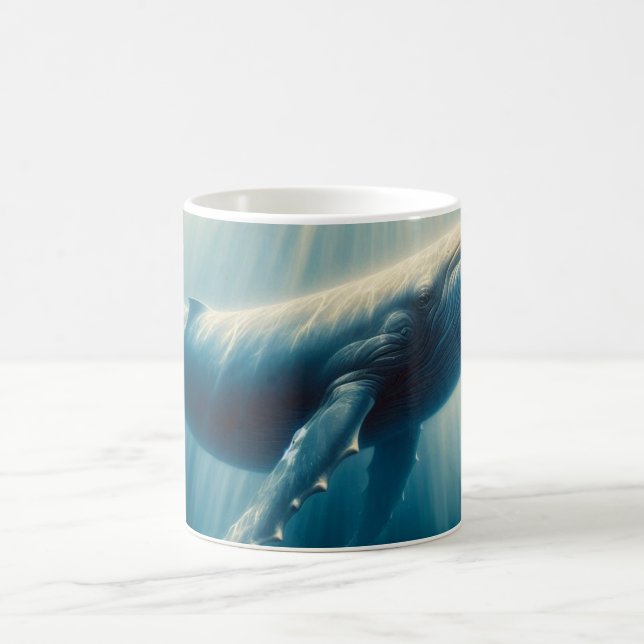 coastal/nautical whale coffee mug (Center)