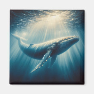 coastal/nautical whale magnet