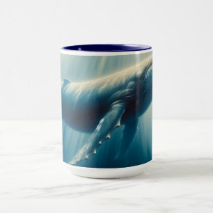coastal/nautical whale mug