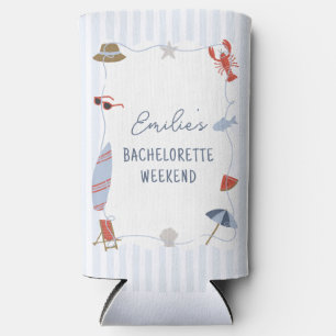 Coastal New England Cape Cod Bachelorette Coozie