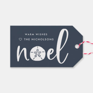 Coastal Noel Holiday Gift Tags