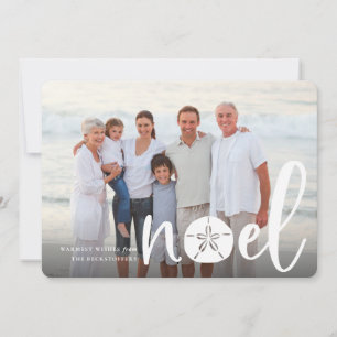 Coastal Noel Holiday Photo Card