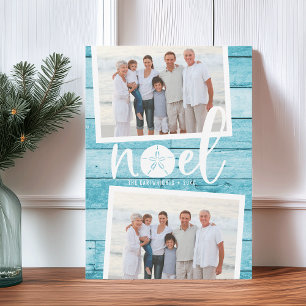 Coastal Noel   Holiday Photo Card