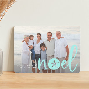 Coastal Noel   Holiday Photo Card