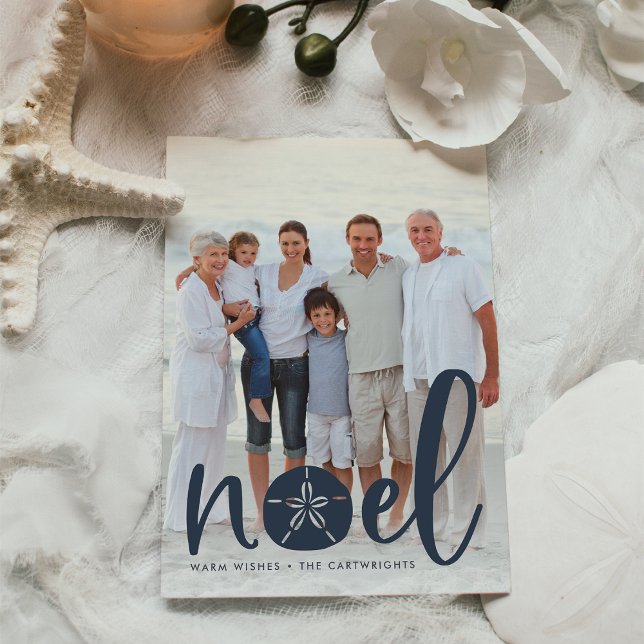 Coastal Noel | Holiday Photo Card (Creator Uploaded)