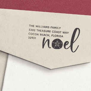 Coastal Noel   Return Address Self-inking Stamp