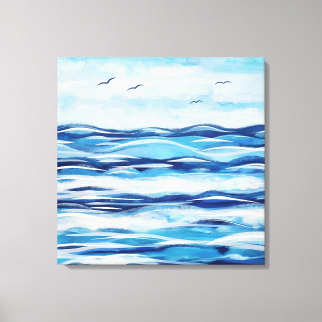 Coastal Ocean Canvas Print (Front)