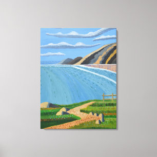 Coastal Path canvas Print