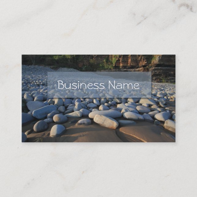 Coastal Pebbles Business Card (Front)