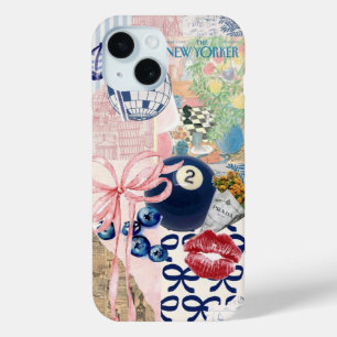Coastal Preppy Collage, Summer Collage Phone case