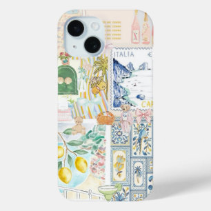 Coastal Preppy Collage, Summer Collage Phone case