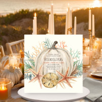 Coastal Pumpkin Friendsgiving Thanksgiving