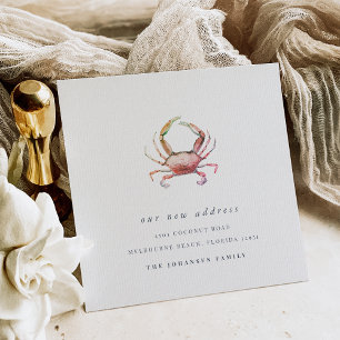 Coastal Red Crab Change of Address Moving Announcement
