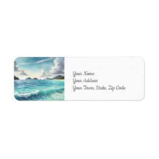 Coastal Return Address Label