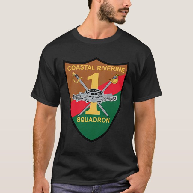 Coastal Riverine Squadron 1 T-Shirt (Front)