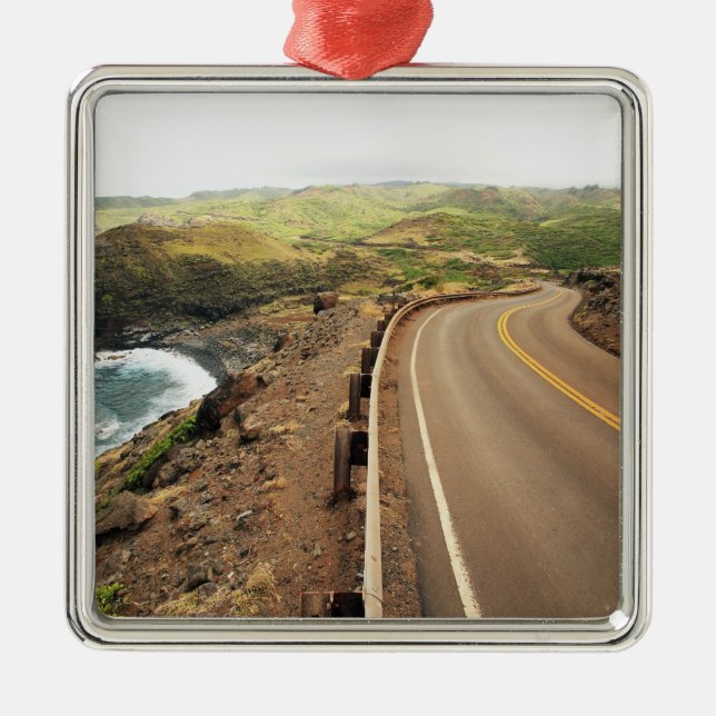 Coastal Road Metal Tree Decoration (Front)