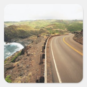 Coastal Road Square Sticker