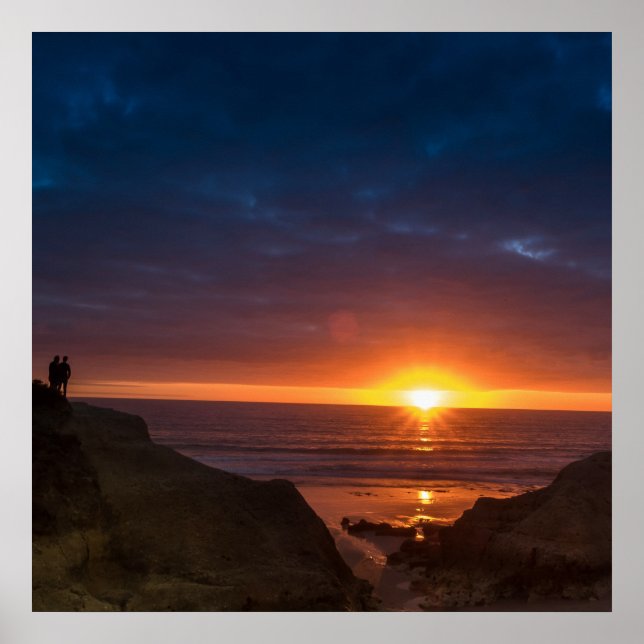Coastal Romance in Faro District Portugal Poster (Front)