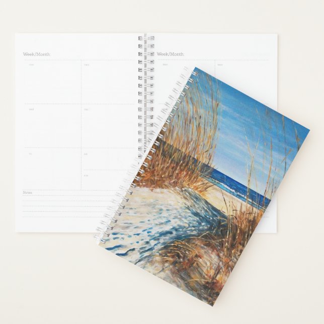 Coastal Sand Dunes Beach Artwork Planner (Display)