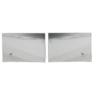 Coastal Sandpiper on the Beach Pillowcase