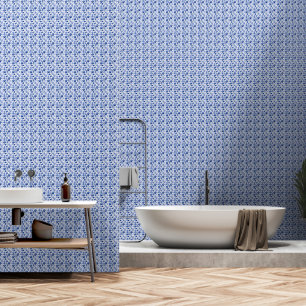 Coastal Sapphire Tide Wallpaper Decor
