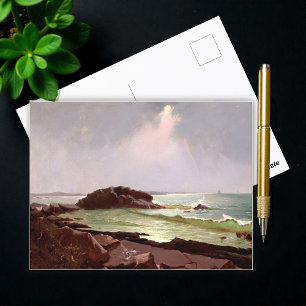 Coastal Scene - American School (19th century)  Postcard