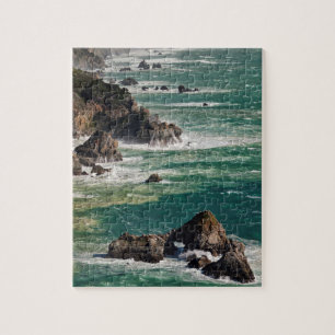 Coastal Scenic With Waves Jigsaw Puzzle
