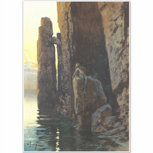 Coastal Sea Mermaid Girl Bare & Lurking Desires (Front)