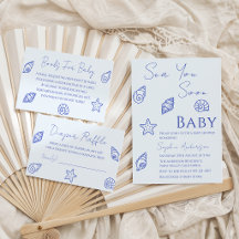 Coastal Sea You Soon Baby Shower Books for Baby