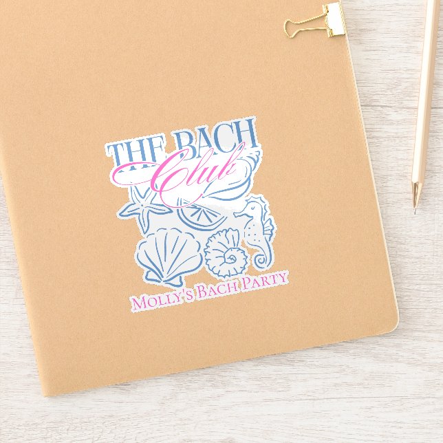 Coastal Seashell Bachelorette (Notebook)